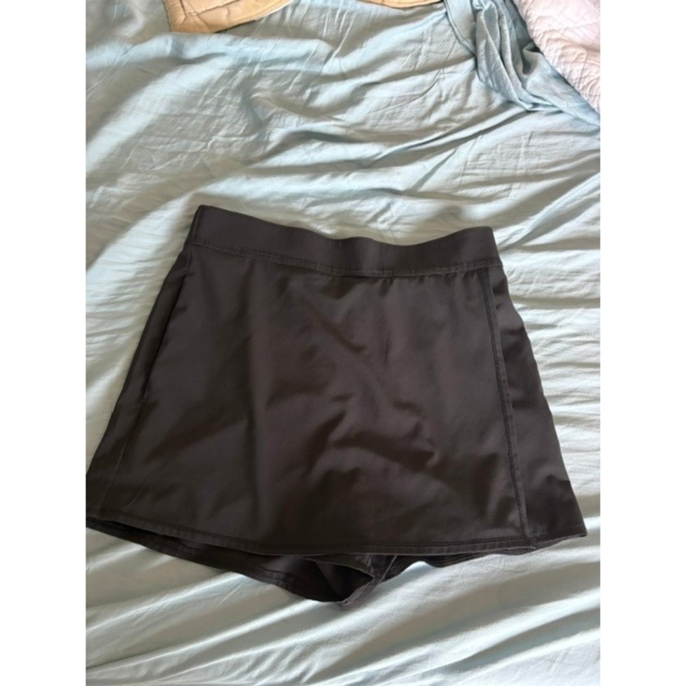 32 Degrees Cool Girls Black Athletic Skort Tennis Golf Skirt Shorts M 10-12